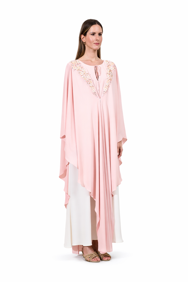 Light Pastel Pink Jalabiya – ELM J 588 – Product view 1