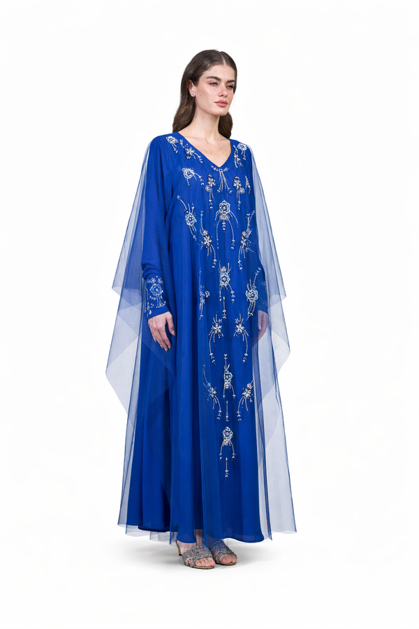 Royal Blue Jalabiya – ELM J 606 – Product view 1