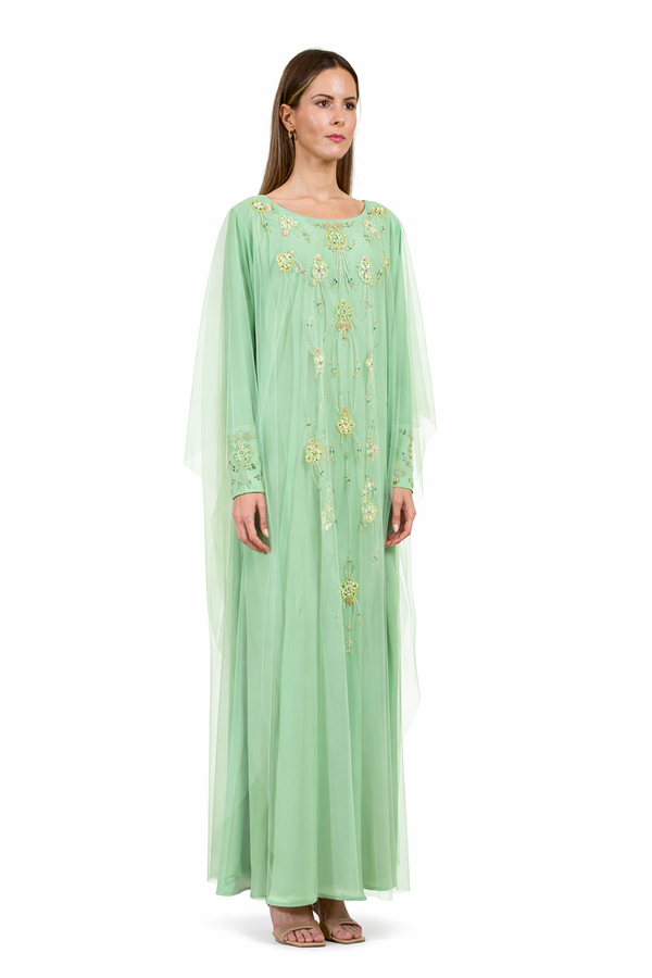 Mint Green Jalabiya – ELM J 572 – Product view 1