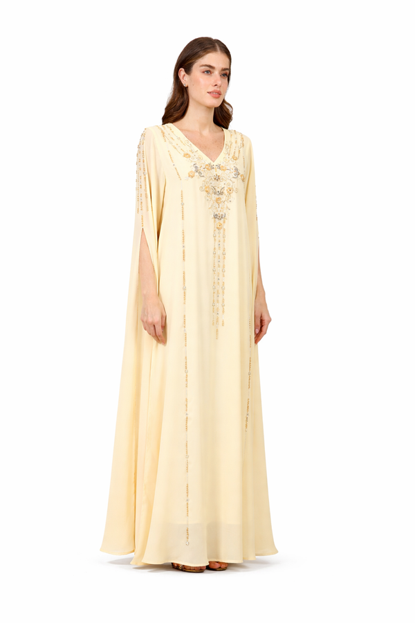 Yellow Jalabiya – ELM J 605 – Product view 1