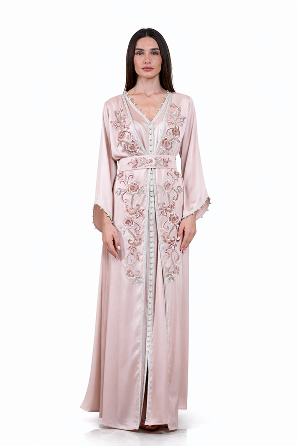 Pink Moroccan Kaftan – ELM M 641 – Product view 1