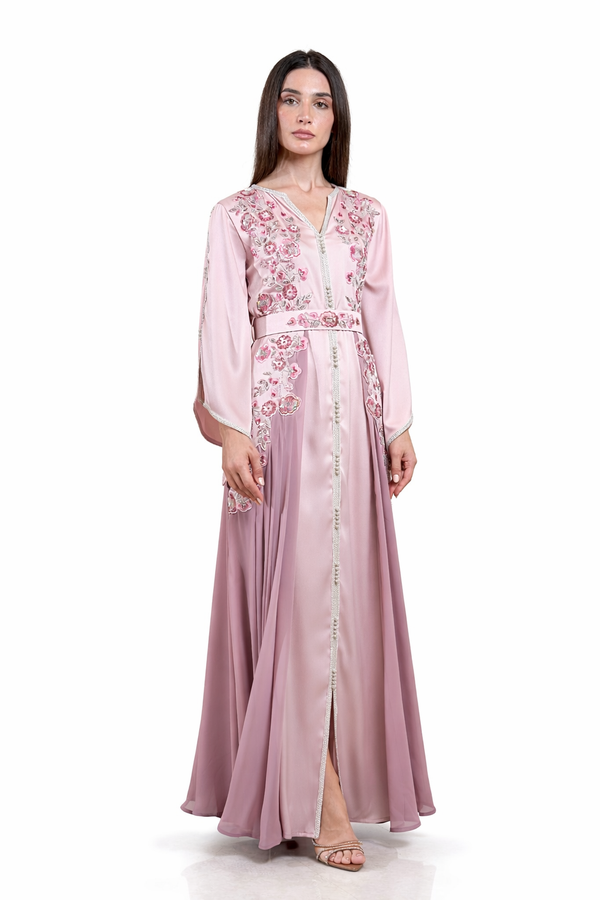 Purple Moroccan Kaftan – ELM M 649 – Product view 1