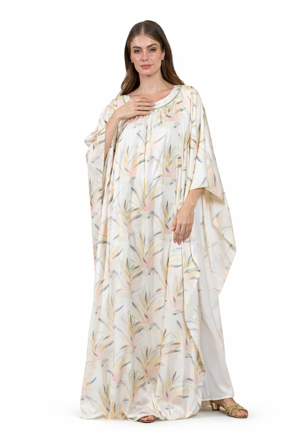 Peach, Off White Jalabiya – ELM J 580 – Product view 1