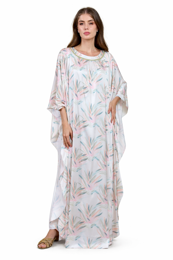 Peach, Green Jalabiya – ELM J 580 – Product view 1