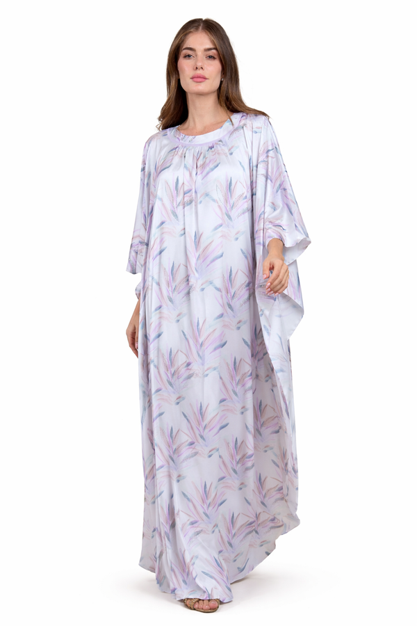 Off White, Light Pastel Purple Jalabiya – ELM J 580 – Product view 1
