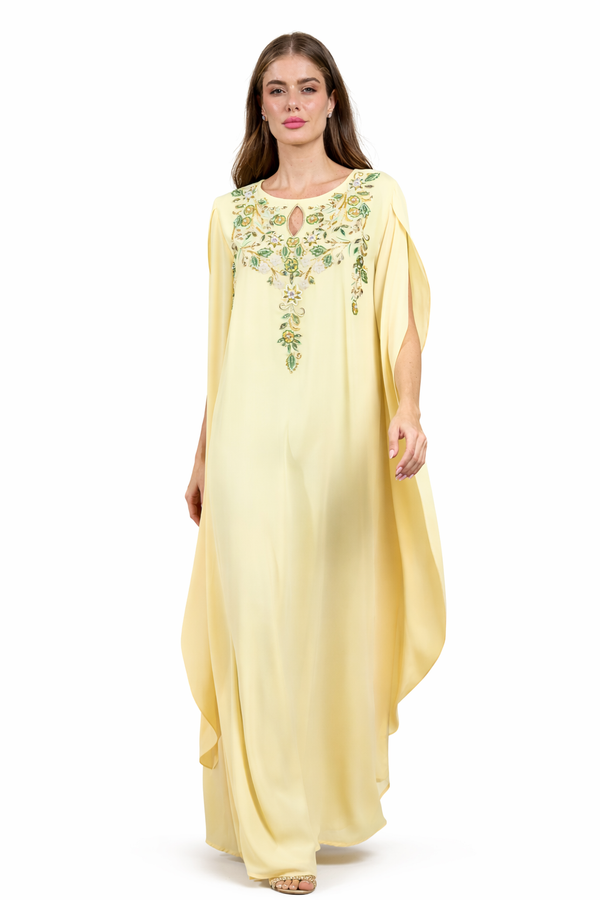 Yellow Jalabiya – ELM J 578 – Product view 1