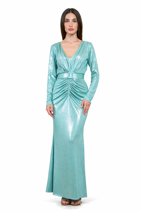 Mint Green Women's Dress – ELM D 411 – Product view 1