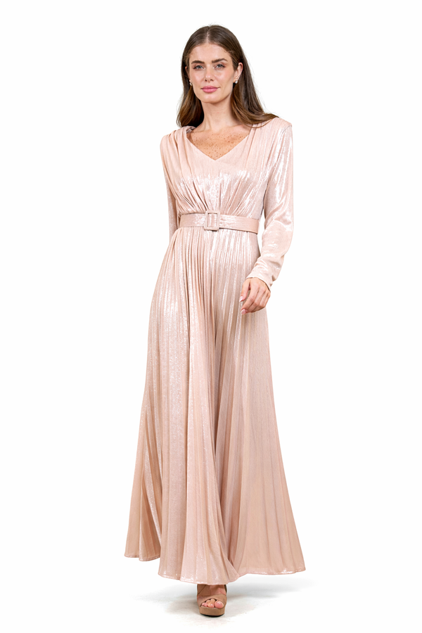 Beige Women's Dress – ELM D 425 – Product view 1