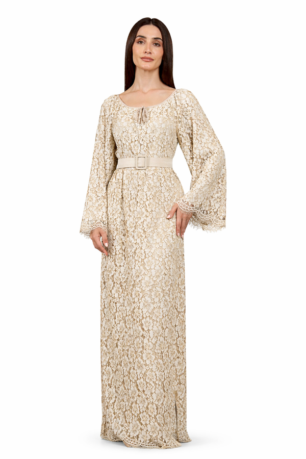 Beige Women's Dress – ELM D 420 – Product view 1