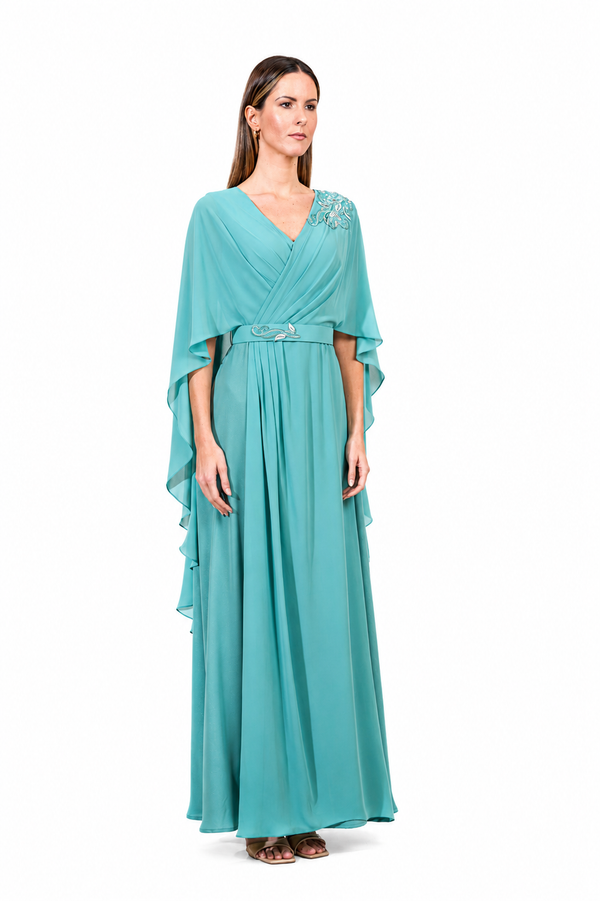 Green Women's Dress – ELM D 412 – Product view 1
