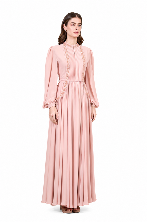 Peach Women's Dress – ELM D 409 – Product view 1