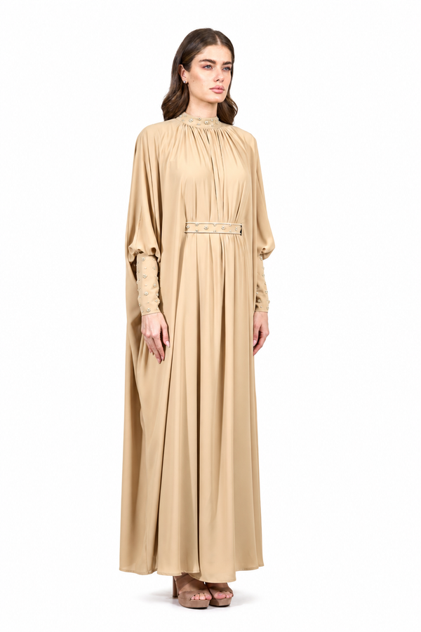 Dark Beige Jalabiya – ELM J 601 – Product view 1