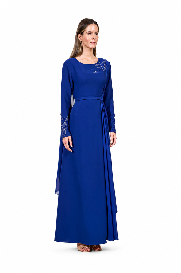 Royal Blue Women's Dress – ELM D 406 – Product view 1