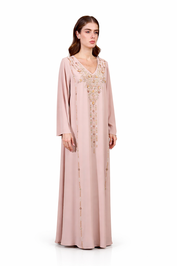 Beige Jalabiya – ELM J 602 – Product view 1