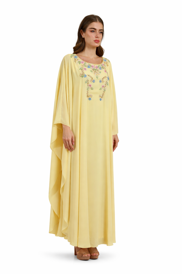 Yellow Jalabiya – ELM J 566 – Product view 1