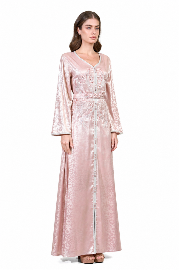 Pink Moroccan Kaftan – ELM M 656 – Product view 1