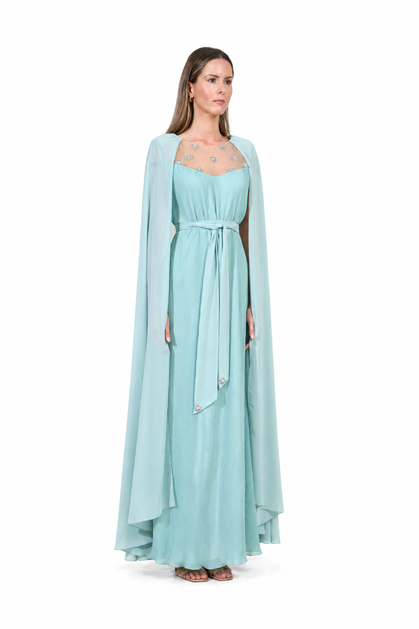Green Women's Dress – ELM D 425 – Product view 1