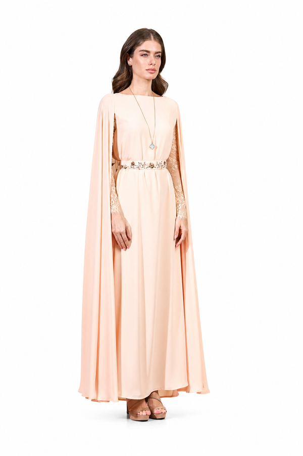 Peach Women's Dress – ELM D 426 – Product view 1