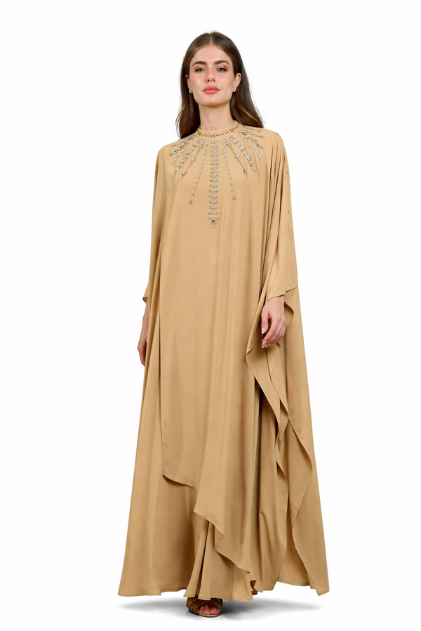 Beige Jalabiya – ELM J 568 – Product view 1