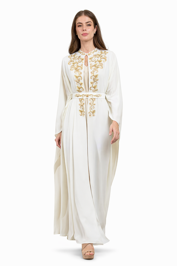 Off White, Beige Women's Dress – ELM D 418 – Product view 1