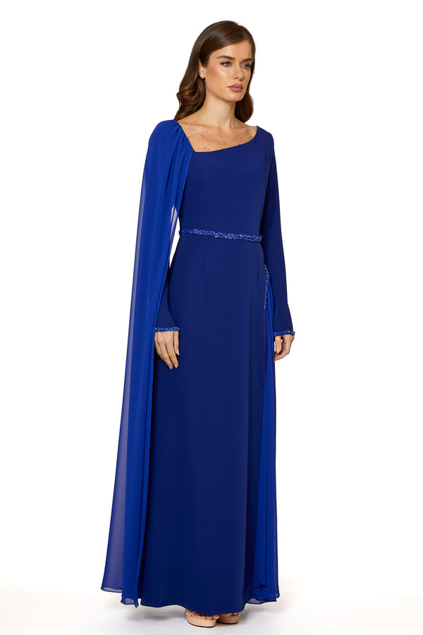 Royal Blue Women's Dress – ELM D 402 – Product view 1