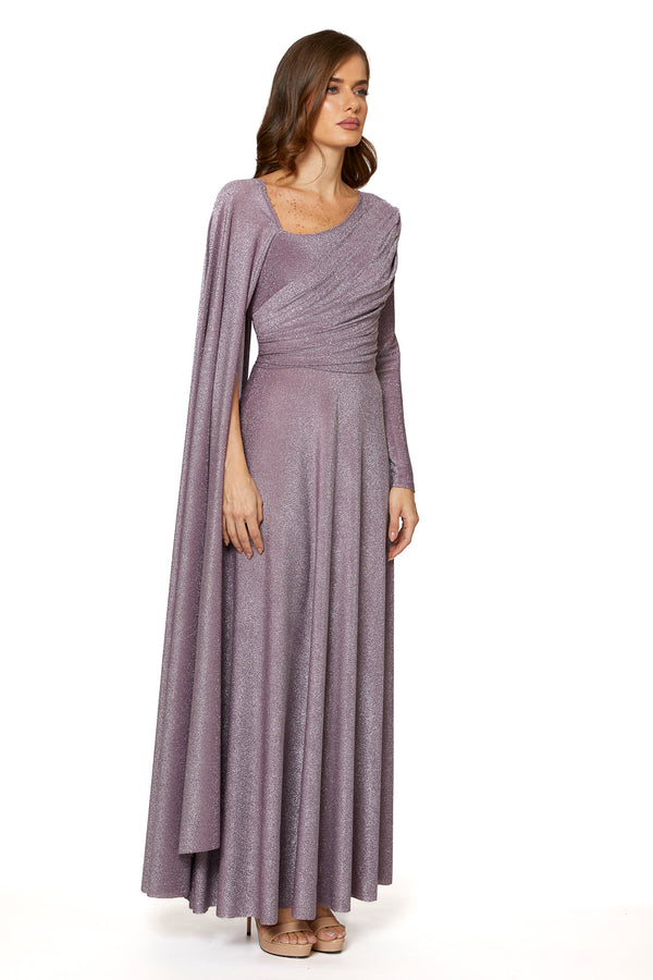Purple Women's Dress – ELM D 378 – Product view 1