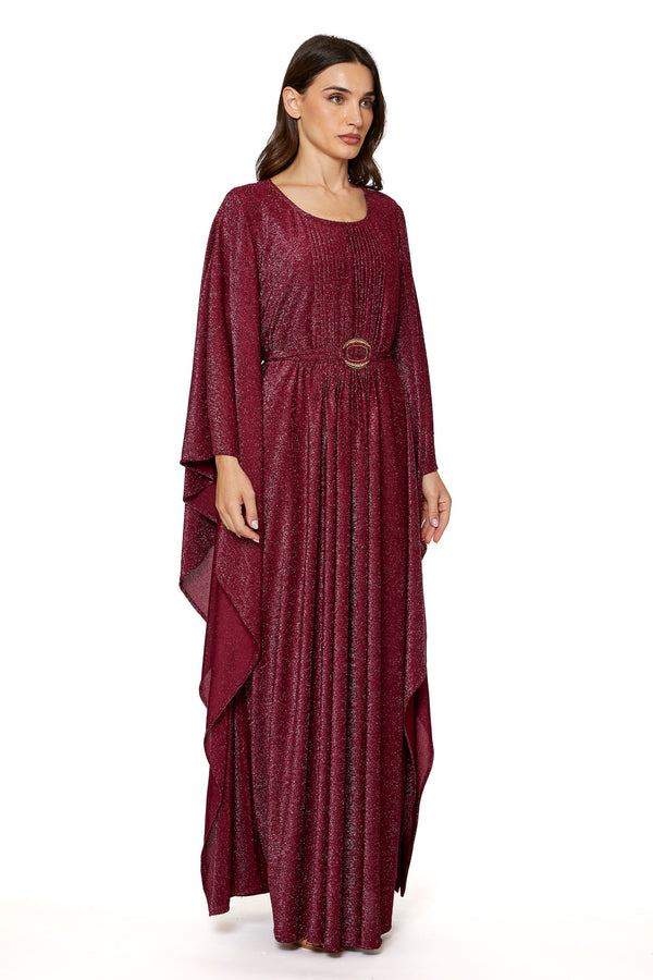 Maroon Women's Dress – ELM D 380 – Product view 1