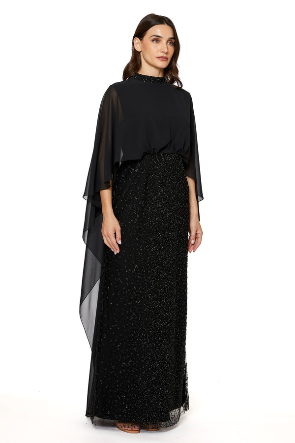 Black Women's Dress – ELM D 382 – Product view 1