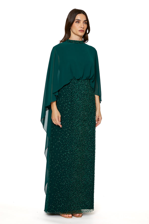 Emerald Green Women's Dress – ELM D 382 – Product view 1
