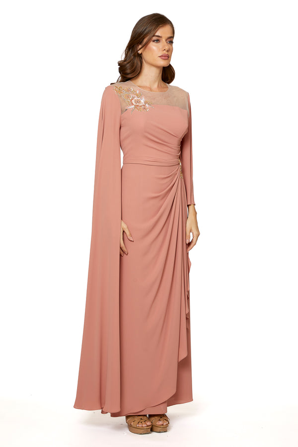 Pink Women's Dress – ELM D 387 – Product view 1