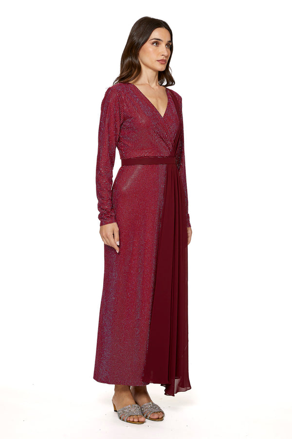 Red Women's Dress – ELM D 388 – Product view 1
