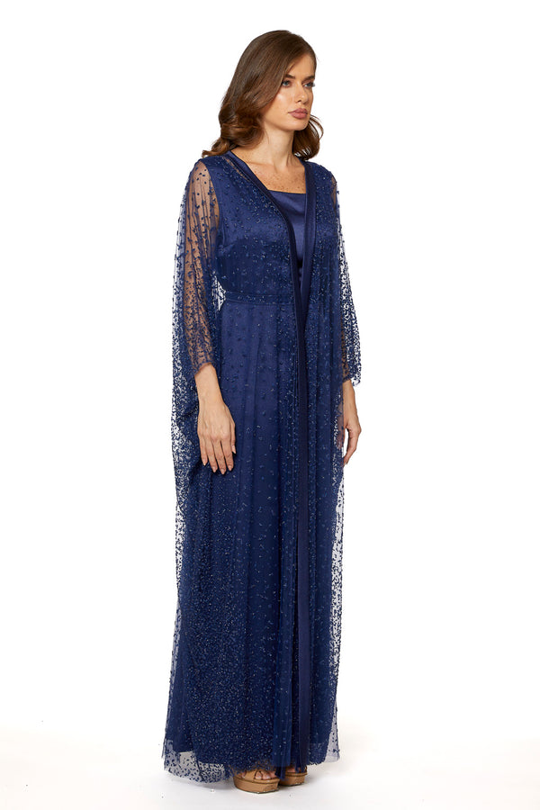 Blue Women's Dress – ELM D 377 – Product view 1