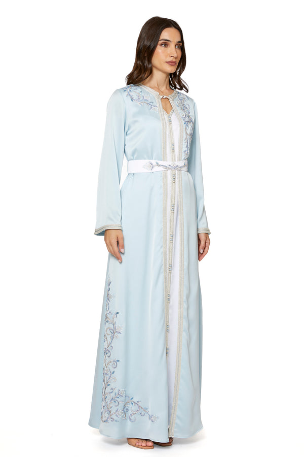 Blue Moroccan Kaftan – ELM M 626 – Product view 1