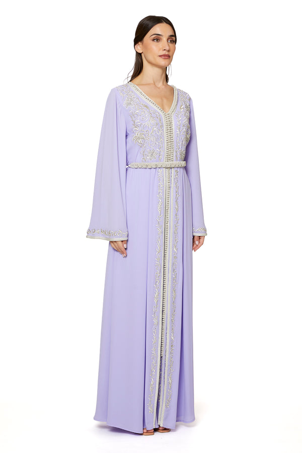 Violet Moroccan Kaftan – ELM M 606 – Product view 1