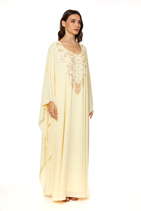 Yellow Jalabiya – ELM J 547 – Product view 1