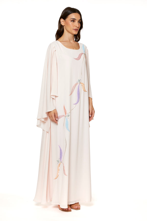 Light Pastel Pink Jalabiya – ELM J 556 – Product view 1