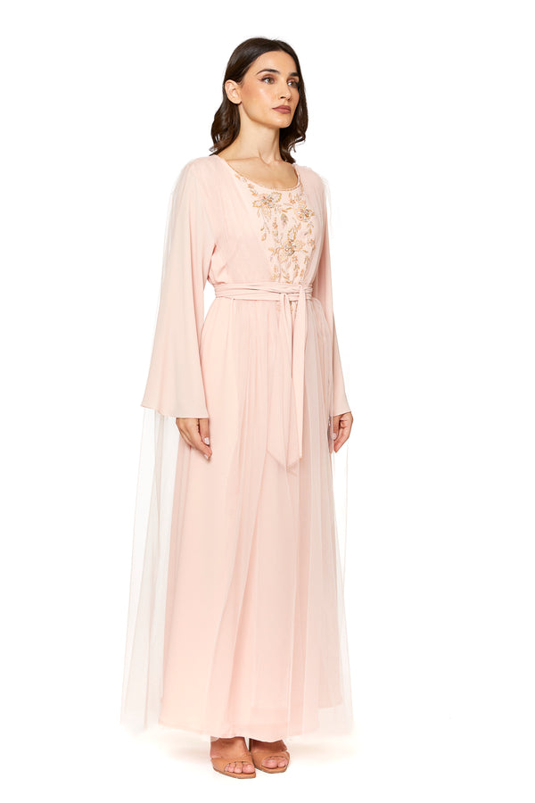 Pink, Floral Jalabiya – ELM J 561 – Product view 1