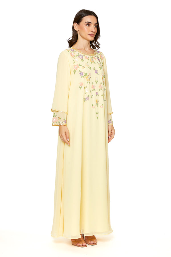 Yellow Jalabiya – ELM J 564 – Product view 1