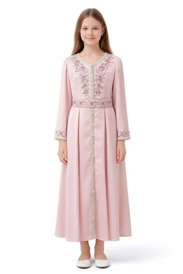 Pink Girls' Dress – ELM-TEM 30 – Product view 1